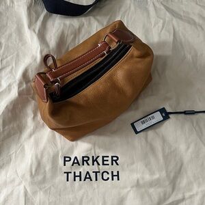 Parker Thatch • Small Maurice Hobo in “Broken In” Leather Tan